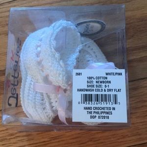 Jeffries Socks Newborn Booties NEW